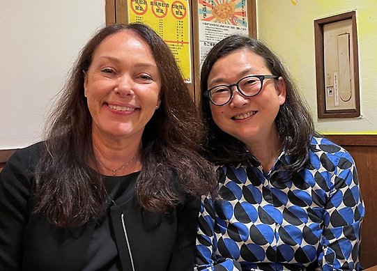 Christina Garsten and Naoko Shimazu, Deputy Director of Tokyo College